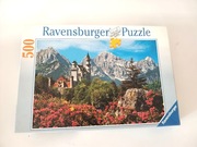 Ravensburger Puzzle 500elementów małe zamek Neuschwanstein niemcy 