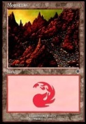 Mountain (V.4) Magic: the Gathering MtG
