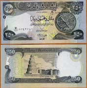 IRAK 250 DINARS 2020 UNC