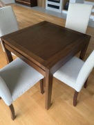 Matkowski Dove stół jadalniany + 4 krzesła 80(160)x80