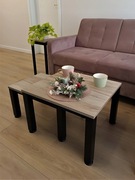 Stolik ława DANIO 2 komplet stolików loft loftowy