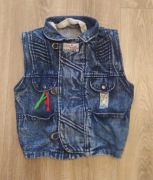 Kamizelka dziecięca – JEANS – niebieska