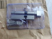 Wkładka do zamka drzwi Gerda G30/50 z gałką nikiel + 3 klucze