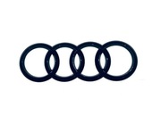 EMBLEMAT KLAPY TYŁ AUDI A3 A4 A5 A6 Q3 Q5 CZARNY