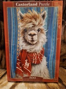 Puzzle 500 elementów castorland lama