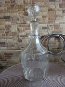 Stara karafka Biedermeier duża.