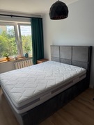Łóżko kontynentalne tapicerowane 160x200 + materac Hilding Conga
