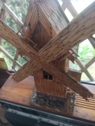 Wiatrak z zapałek PRL