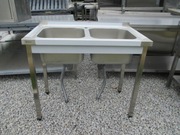 Zlew Gastronomiczny 2 Komorowy 100/60/85