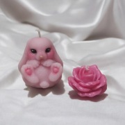 ŚWIECZKA RĘCZNIE ROBIONA IDEALNY PREZENT NA WALENTYNKI, URODZINY, ŚWIĘTA