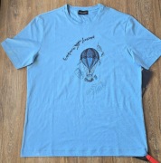 Oryginalna koszytka t-shirt Emporio Armani roz L