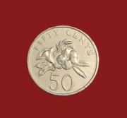 Moneta 50 centów 2007, Singapur