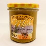 Miód kremowany z rokitnikiem z Mazur / miodoniada