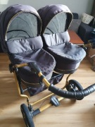 Wózek bliźniaczy 3w1 Mikado Gold Star