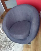 Fotel jednoosobowy Grafitowy