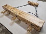 Lampa loft wisząca belka