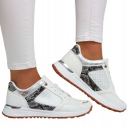 Sneakersy damskie białe buty sportowe adidasy wygodne 37