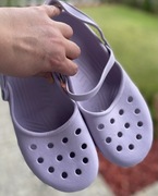 Crocs Mary Jane Flats Comfort Crosslite Flats klapki Lavender 43 44 W12 