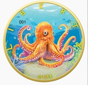 Nieakredytowany Amerykański Orzeł Colours Of Paradise Octopus 1 Un