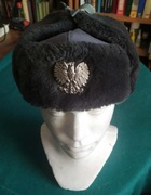 Zimowa Czapka Uszanka MO ZOMO rozm 56 Milicja 1982 używana