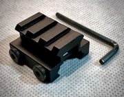 Podwyższenie Szyny Picatinny 1/2" 3-Slot RIS Riser Mount Krótkie + Imbus