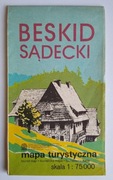 Mapa Beskid Sądecki