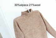 30%alpaka 21%wełna bez wad Carin Wester L/M