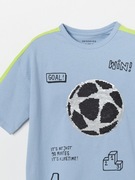 Bawełniany t-shirt z aplikacją Reserved 164