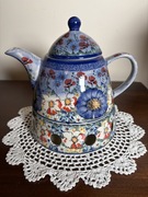 Dzbanek 1,2 l poj z podgrzewaczem ceramika bolesławiecka