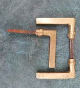 Klamki,mosiad,retro, zemioslo,jedna 0,22kg