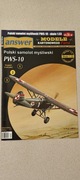 Model kartonowy Samolot PWS -10