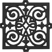 Kratka żeliwna 21x21 kominkowa ażurowa wentylacyjna