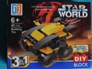 Star World klocki konstrukcyjne 43 elementy zabawka 6+