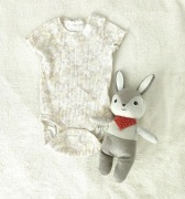 Body Kappahl 56 kwiatowe floral newborn noworodek kolorowe bawełna