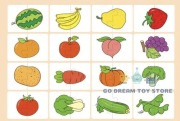 Puzzle dla najmłodszych - owoce 