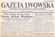 GAZETA LWOWSKA - 12.12 i 3.12.1941 ("gadzinówka")