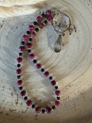 Smycz do telefonu brelok kamienie naturalne tygrysie oko obsydian