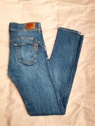 Jeansy Big Star Elisa 489 spodnie jeansowe proste granatowe W28 L32 S M