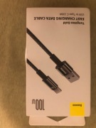 Baseus Tungsten Gold fast Charging 2m/6A USB do c