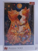 PUZZLE TREFL Całuśne KOTY 500 elementów GRA FAMILIJNA WYSOKA jakość!