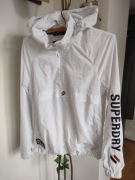 Kurtka wiatrówka przejściowa – biała, Superdrug, rozmiar M