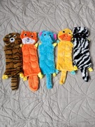 Zestaw 5 pluszowych zabawek dla psa szeleszczące piszczące Nowe Awoof