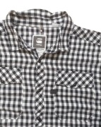 G-Star Raw Landini shirt koszula biało czarna w krateczke męska XXL