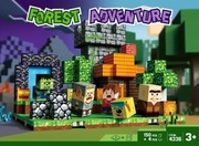 Minecraft Zestaw Przygód w Lesie kostki magnetyczne i 5 figurek