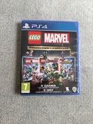LEGO Marvel Kolekcja 3 Gry Super Heroes Avengers PS4 PS5 Gra Nowa Folia