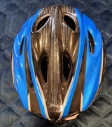 Kask rowerowy, niebieski, rozm. S/M