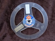 Szpula 14,7 cm (15) AGFA na taśma magnetofonowa szpulowa sklejone pęknięcie
