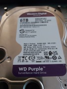 Dysk 6 T monitoring 24/7 tv przemyslowa WD Purple Western Digital
