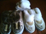 Sprzedam kapcie futrzane, naturalne futra i skóry.