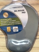 Podkładka żelowa pod mysz Esperanza, szara, EA137Y
